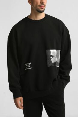 Karl Lagerfeld: Свитер с принтом 