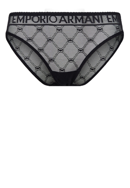 EMPORIO ARMANI Underwear: Чёрные трусы 