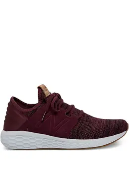 New Balance: Бордовые кроссовки  Fresh Foam