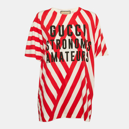 Gucci: Красная футболка 