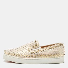 Christian Louboutin: Красные кроссовки 