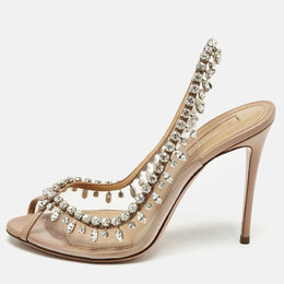 Aquazzura: Бежевые сандалии  Temptation