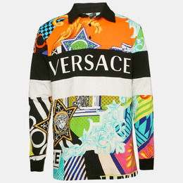 Versace: Многоцветное поло 