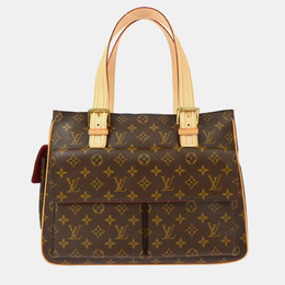 Louis Vuitton: Коричневая сумка-шоппер  Multipli Cite