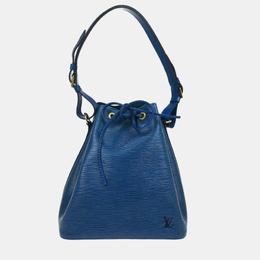 Louis Vuitton: Голубая сумка  Épi
