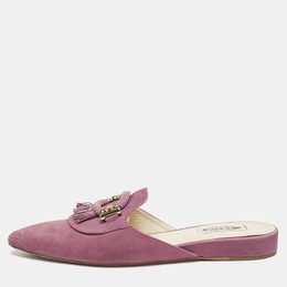Tod's: Фиолетовые сабо 