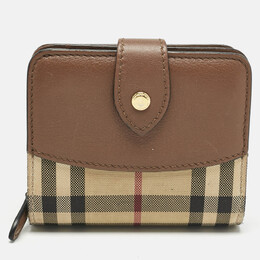 Burberry: Бежевый кошелёк  Horseferry