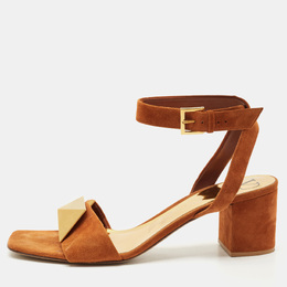 Valentino: Коричневые сандалии  Roman Stud