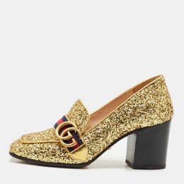 Gucci: Лоферы  GG Marmont