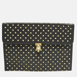 Alexander McQueen: Чёрный клатч  Skull