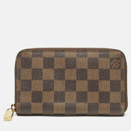 Louis Vuitton: Коричневый кошелёк  Zippy
