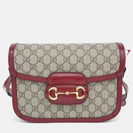 Gucci: Бежевая сумка  1955 Horsebit