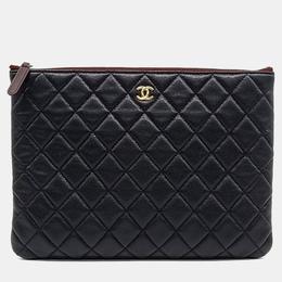 Chanel: Чёрный клатч 