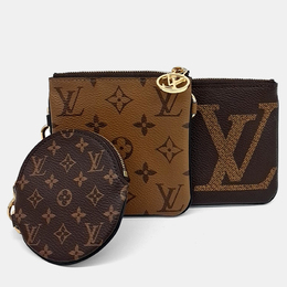 Louis Vuitton: Коричневая сумка 