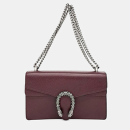 Gucci: Бордовая сумка  Dionysus