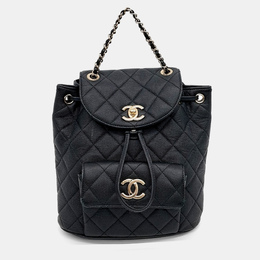 Chanel: Чёрный рюкзак 