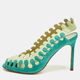 Manolo Blahnik: Зелёные босоножки 