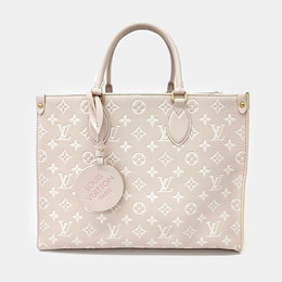 Louis Vuitton: Бежевая сумка 