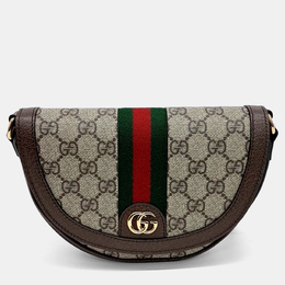 Gucci: Коричневая сумка  Ophidia