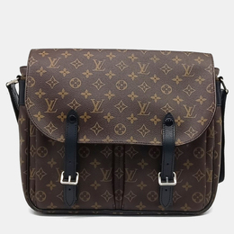Louis Vuitton: Коричневая сумка 