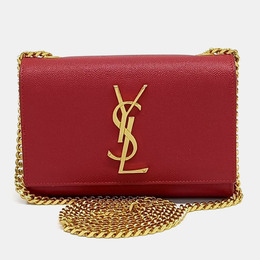 Saint Laurent Paris: Красная сумка через плечо  Monogram