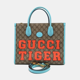 Gucci: Бежевая сумка-шоппер  GG