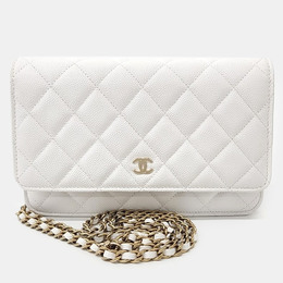 Chanel: Белая сумка через плечо 