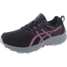 Asics: Чёрные кроссовки 