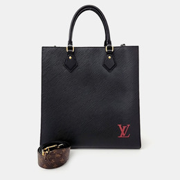 Louis Vuitton: Чёрная сумка  Épi
