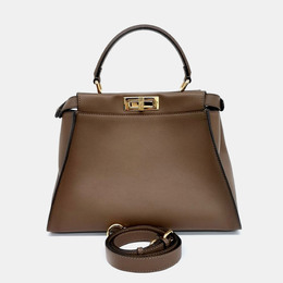 Fendi: Коричневая сумка  Selleria