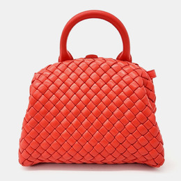 Bottega Veneta: Красная сумка-шоппер 