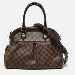 Louis Vuitton: Коричневая сумка 
