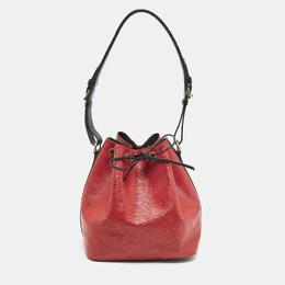 Louis Vuitton: Красная сумка  Épi