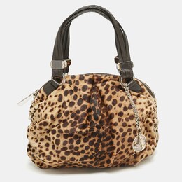 Christian Louboutin: Коричневая сумка 