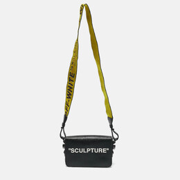 Off-White: Чёрная сумка через плечо  Binder Clip