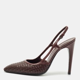 Bottega Veneta: Тёмные туфли  Intrecciato