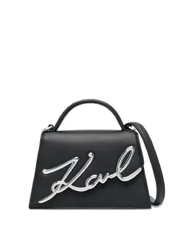 Karl Lagerfeld: Чёрная сумка через плечо  Signature
