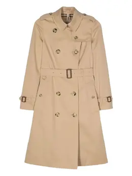 Burberry: Светлое пальто 