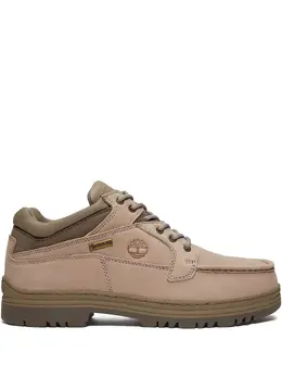 Timberland: Бежевые ботинки 