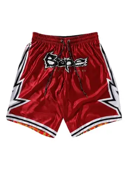 A BATHING APE®: Красные шорты 