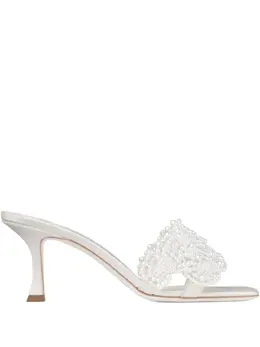 Jimmy Choo: Белые сабо 