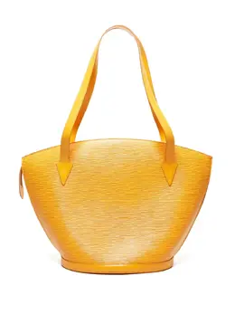 Louis Vuitton Pre-Owned: Жёлтая сумка-шоппер 