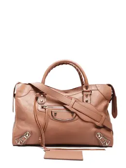 Balenciaga Pre-Owned: Бежевая сумка-шоппер 