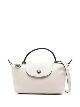 Longchamp: Светлая сумка  Le Pliage