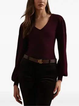 Lauren Ralph Lauren: Бордовый топ 