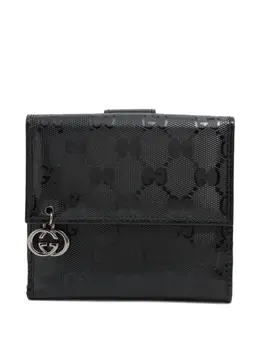 Gucci Pre-Owned: Чёрный кошелёк 