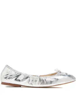 Sam Edelman: Серебристые балетки 