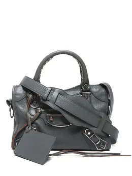 Balenciaga Pre-Owned: Серебристая сумка-шоппер 