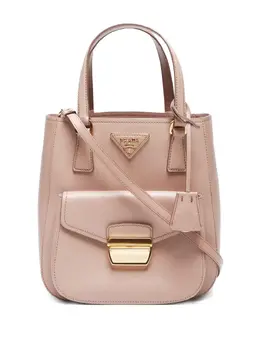 Prada Pre-Owned: Бежевая сумка-шоппер 