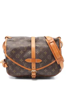 Louis Vuitton Pre-Owned: Коричневая сумка 